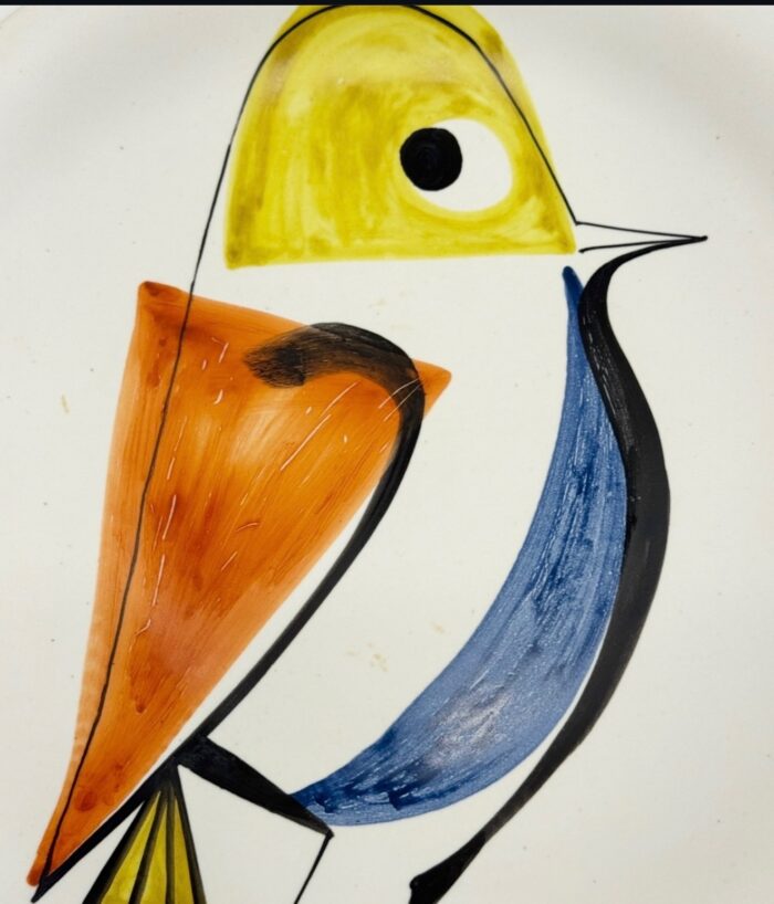Roger Capron (1922-2006), Plat "oiseau"