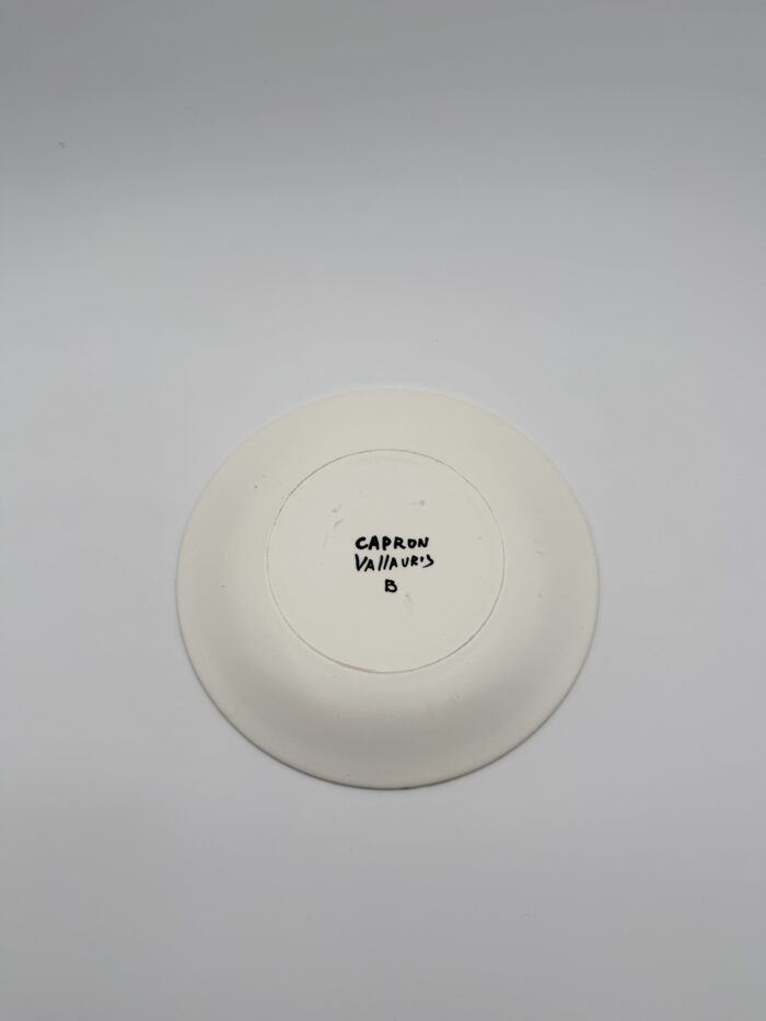 Roger Capron (1922–2006), “Bull” plate