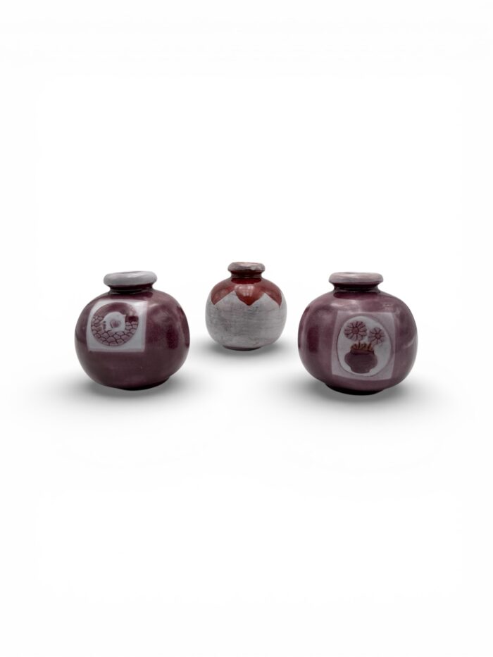 Les frères Cloutier, vases boule