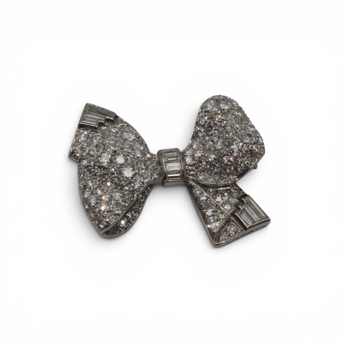 Art Deco Bow Brooch