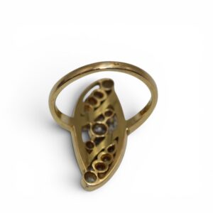 Bague marquise, Art Nouveau