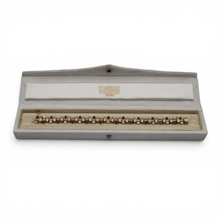 244AE9AA 6904 4A94 A9FF 464C499C9240 Boucheron, Bracelet Diamants et Saphirs