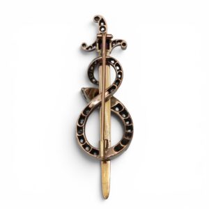 Snake and sword brooch, 19th century