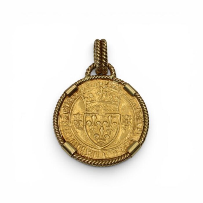 Van Cleef & Arpels, Pendentif "pièce d'or Louis XI"