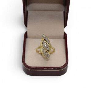 Bague marquise, Art Nouveau