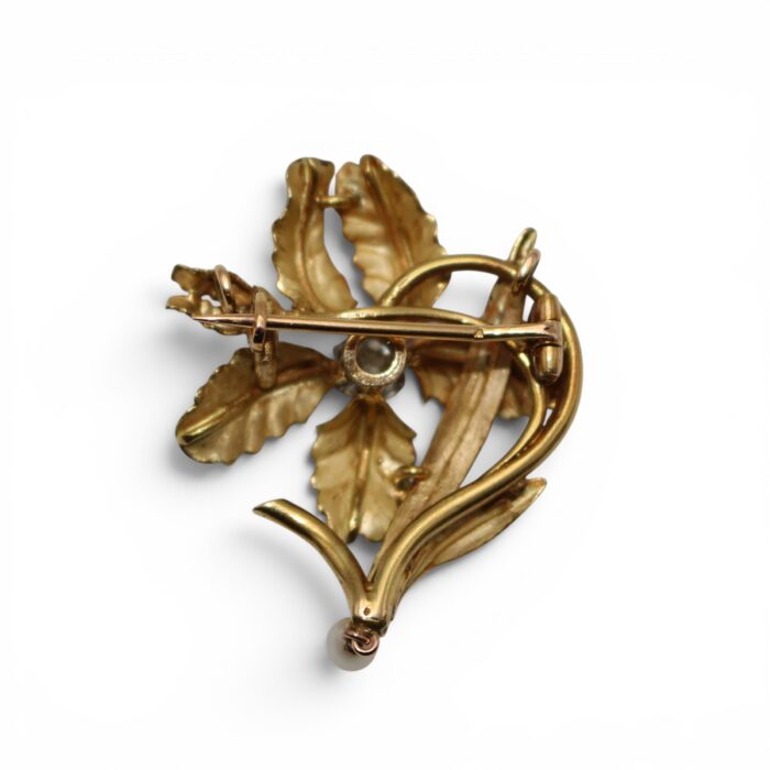 Broche, Art Nouveau "Iris"