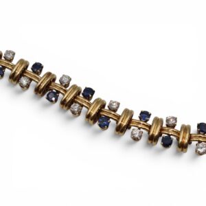 66F3C87C 6E69 455D ABA6 3213E5F591D2 1 105 C Boucheron, Bracelet Diamants et Saphirs