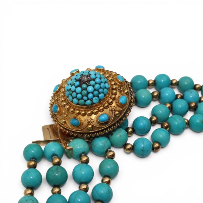 6EC57AF0 720A 49AA A9A1 CF27610E1EF9 1 105 C Collier, Style Etrusque, XIXe