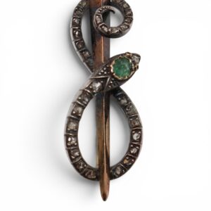 72091776-9568-4924-B48D-0C1024439152 Broche Serpent autour d'Epée, XIXe
