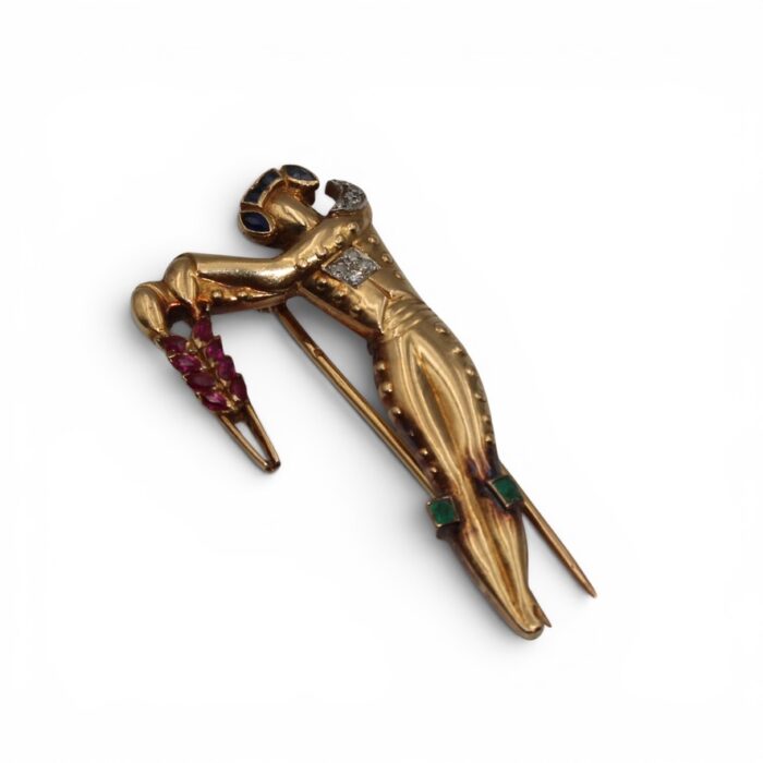 Broche Art Deco, Matador