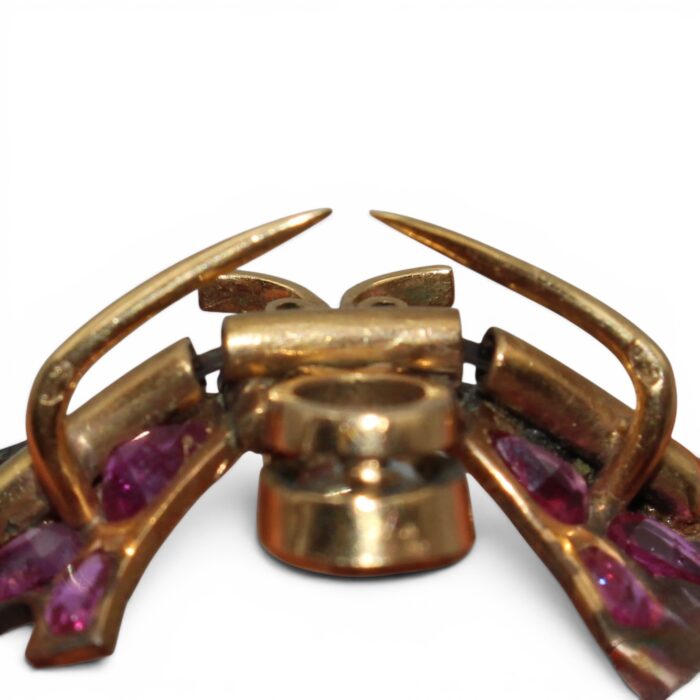 Butterfly clip brooch, Belle Epoque