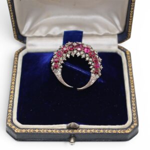 7E663162-0489-4BBE-9150-41E4A3302732 Broche croissant, Belle Epoque