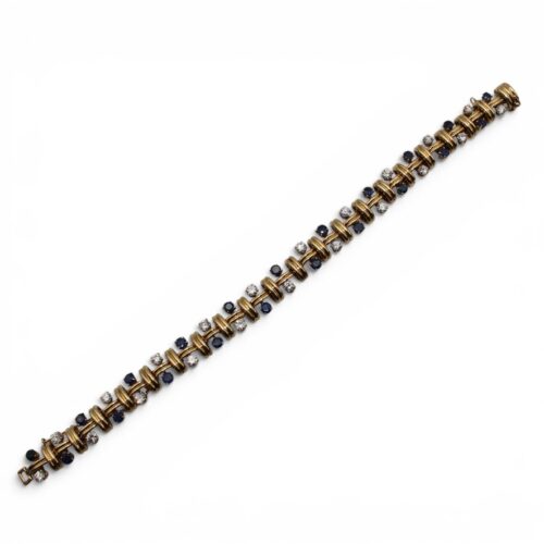 802ADC78 79F1 4C8E AF2E 27792A938228 1 105 C Boucheron, Bracelet Diamants et Saphirs
