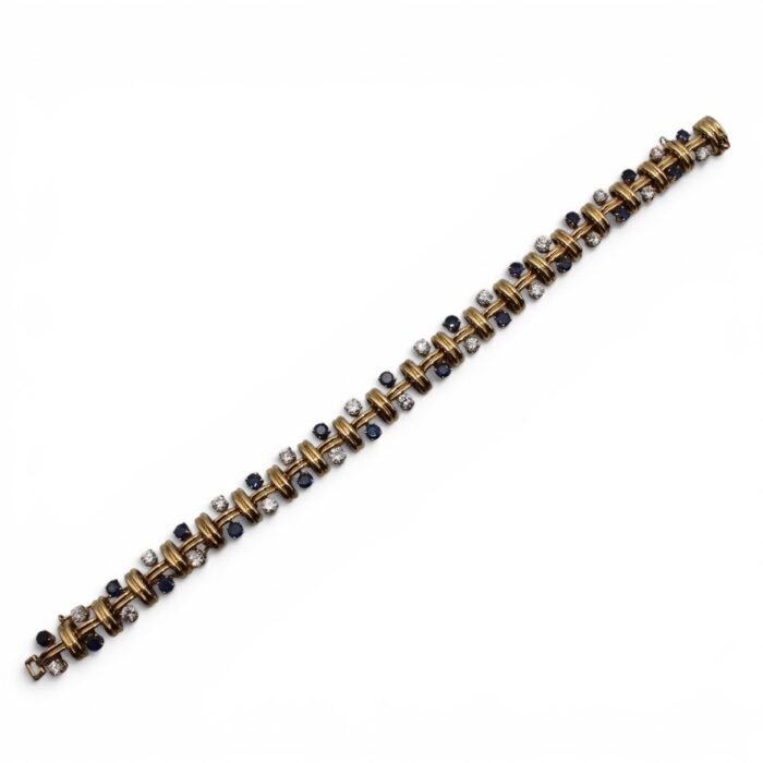 802ADC78 79F1 4C8E AF2E 27792A938228 1 105 C Boucheron, Bracelet Diamants et Saphirs