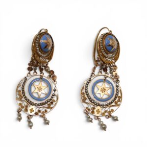 Boucles d'oreilles XIXe