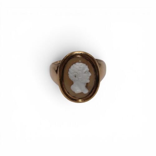 Bague,  Camée Brutus XVIIIeme siècle