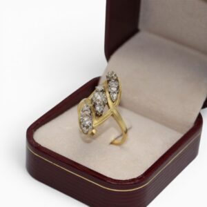 Bague marquise, Art Nouveau