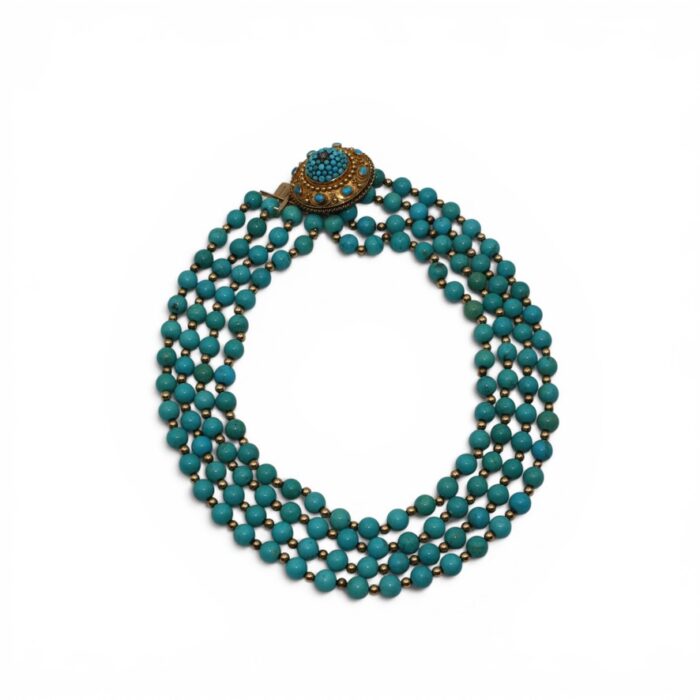 9330EC30 72F2 4B6A ADA7 19938142CBF5 1 105 C Collier, Style Etrusque, XIXe
