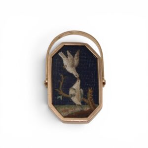 Micro-Mosaic Ring, 18th Century.