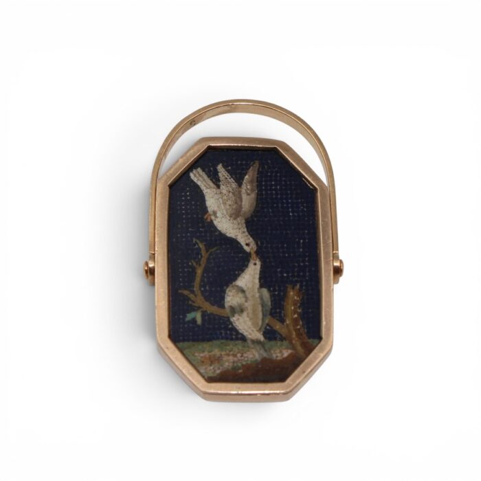 Micro-Mosaic Ring, 18th Century.