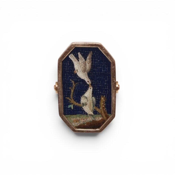 Micro-Mosaic Ring, 18th Century.