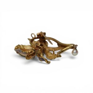 Broche, Art Nouveau "Iris"
