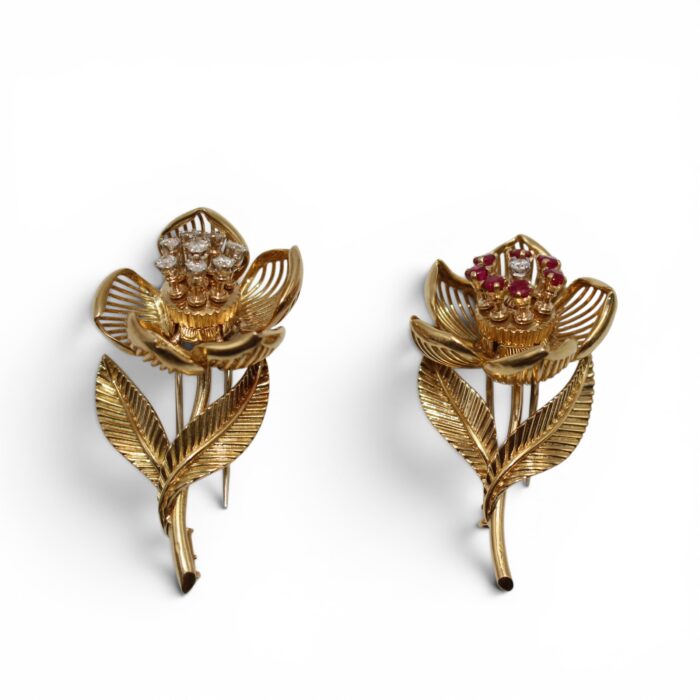 Mellerio dit Meller, Broches "fleurs"