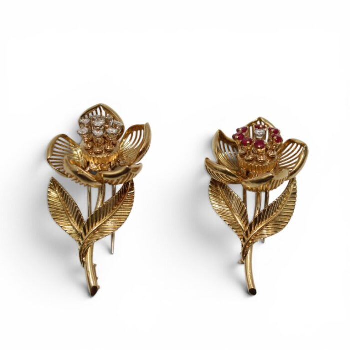 Mellerio dit Meller, Broches "fleurs"