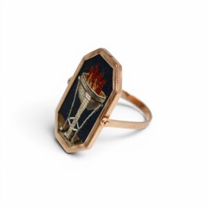 Bague micro-mosaiques XVIIIeme siècle