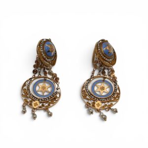 Boucles d'oreilles XIXe
