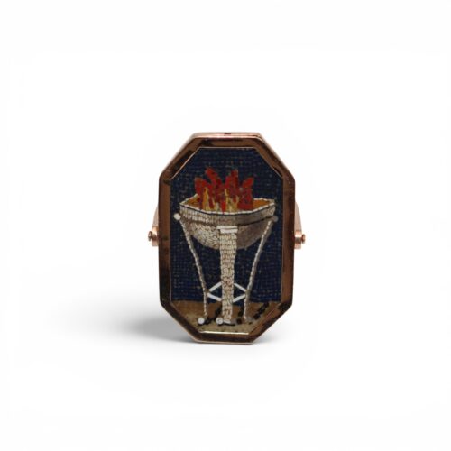 Bague micro-mosaiques XVIIIeme siècle
