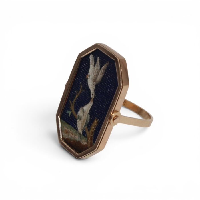 Micro-Mosaic Ring, 18th Century.