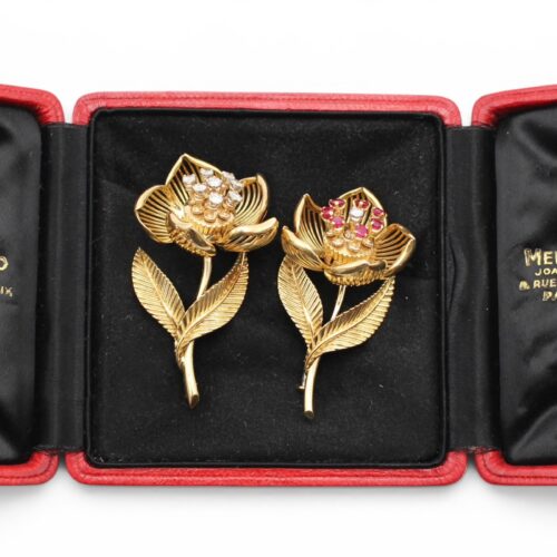 Mellerio dit Meller, Broches "fleurs"