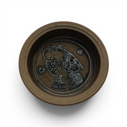 CE870439-6026-4AEF-87D1-716E7596F795 Ceramic wall plaque, model "Owl"