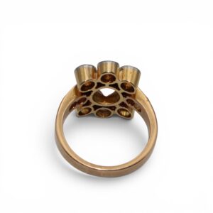 Bague florale, Art Déco