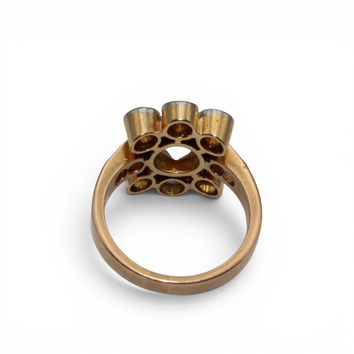 Bague florale, Art Déco