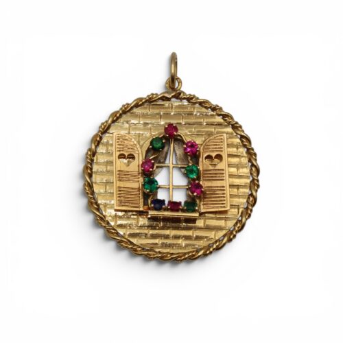IMG 2763 Photoroom Médaille d'amour, Pendentif "Fenêtre"
