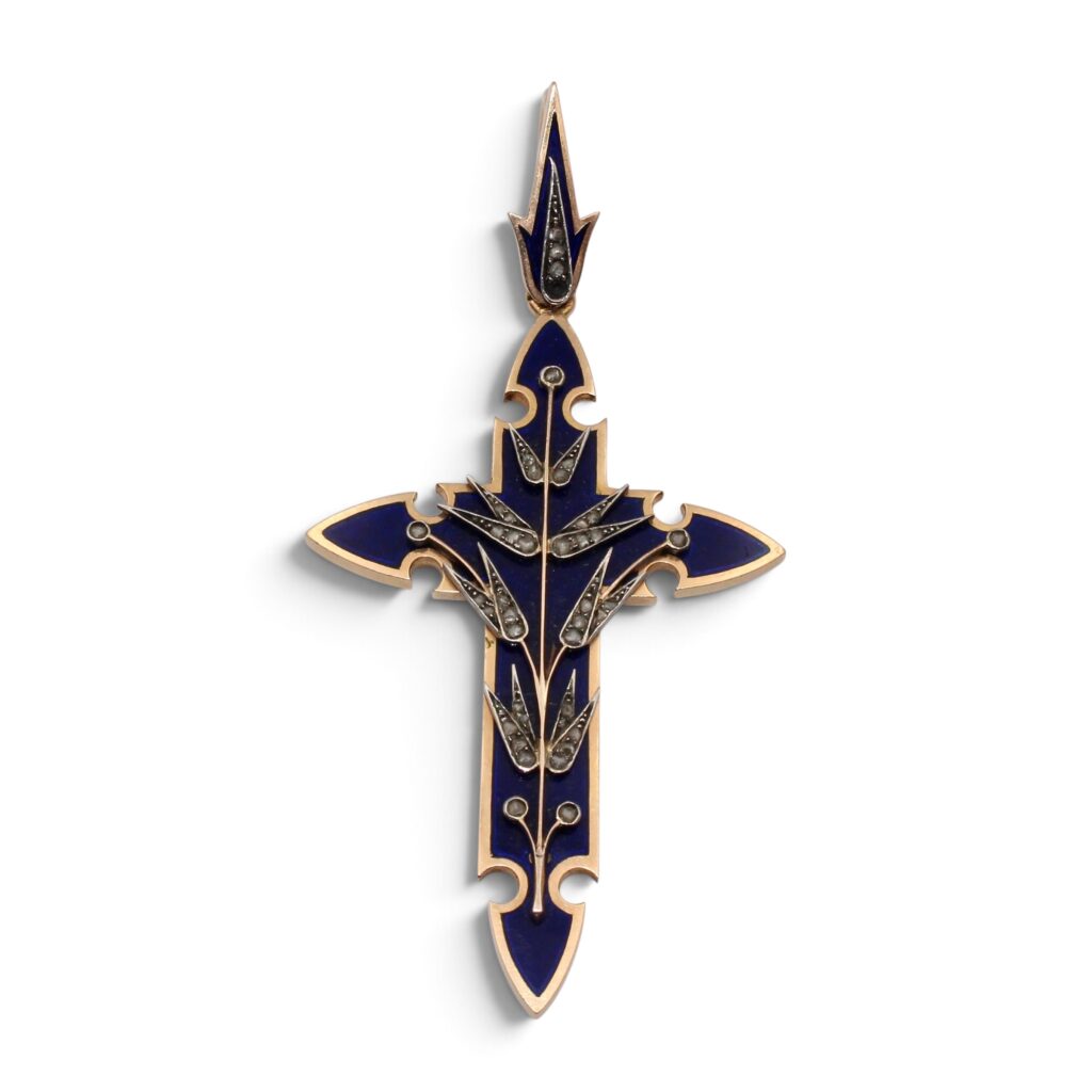 Croix pendentif, 1880