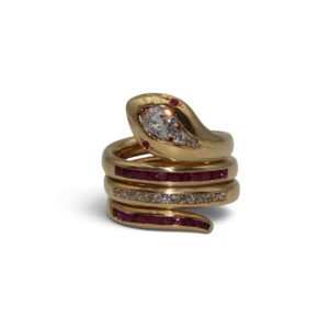 Bague serpent, Belle Epoque