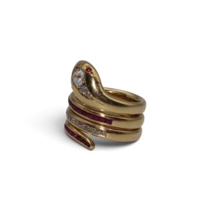 Bague serpent, Belle Epoque