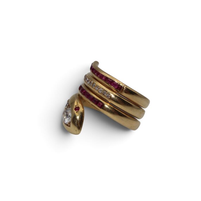 Bague serpent, Belle Epoque