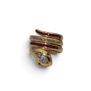 Bague serpent, Belle Epoque