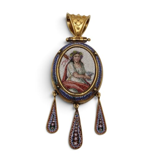 IMG_2987-Photoroom Micro-mosaic pendant, Bacchus