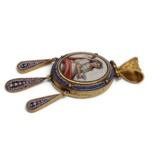 IMG 2990 Photoroom Pendentif micro-mosaïque, Bacchus