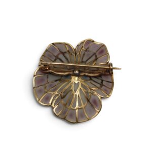 IMG 3075 Photoroom Broche "Pensée", Art Nouveau