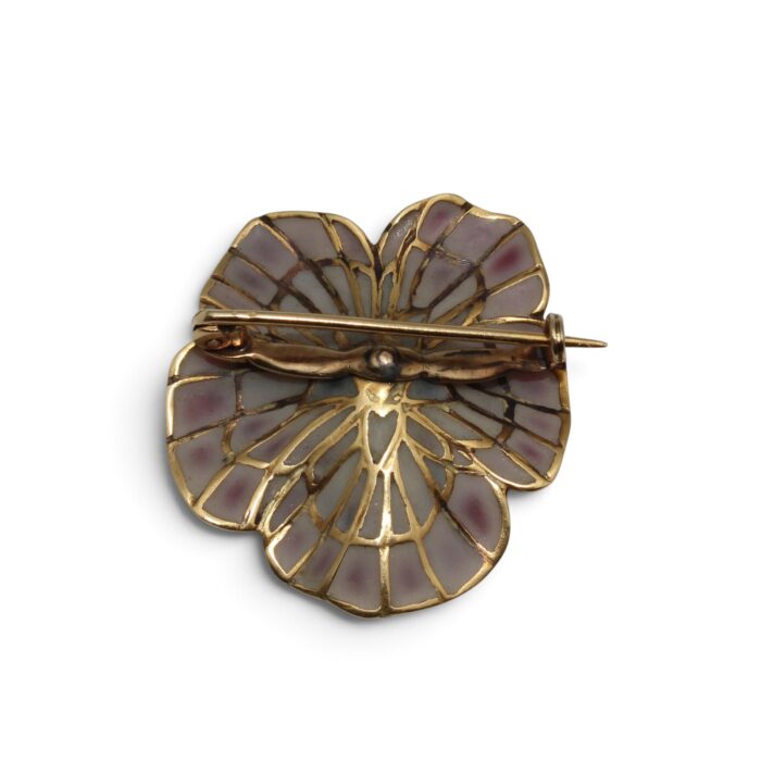 IMG 3075 Photoroom Broche "Pensée", Art Nouveau